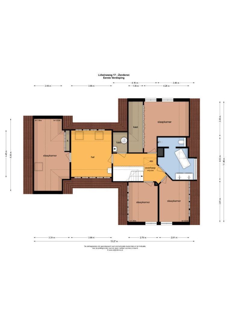 Lidwinaweg 17, Zenderen plattegrond-3