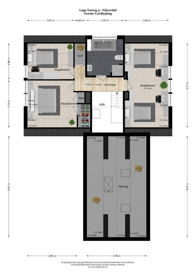 Lage Esweg 5 a, Nijverdal plattegrond-3