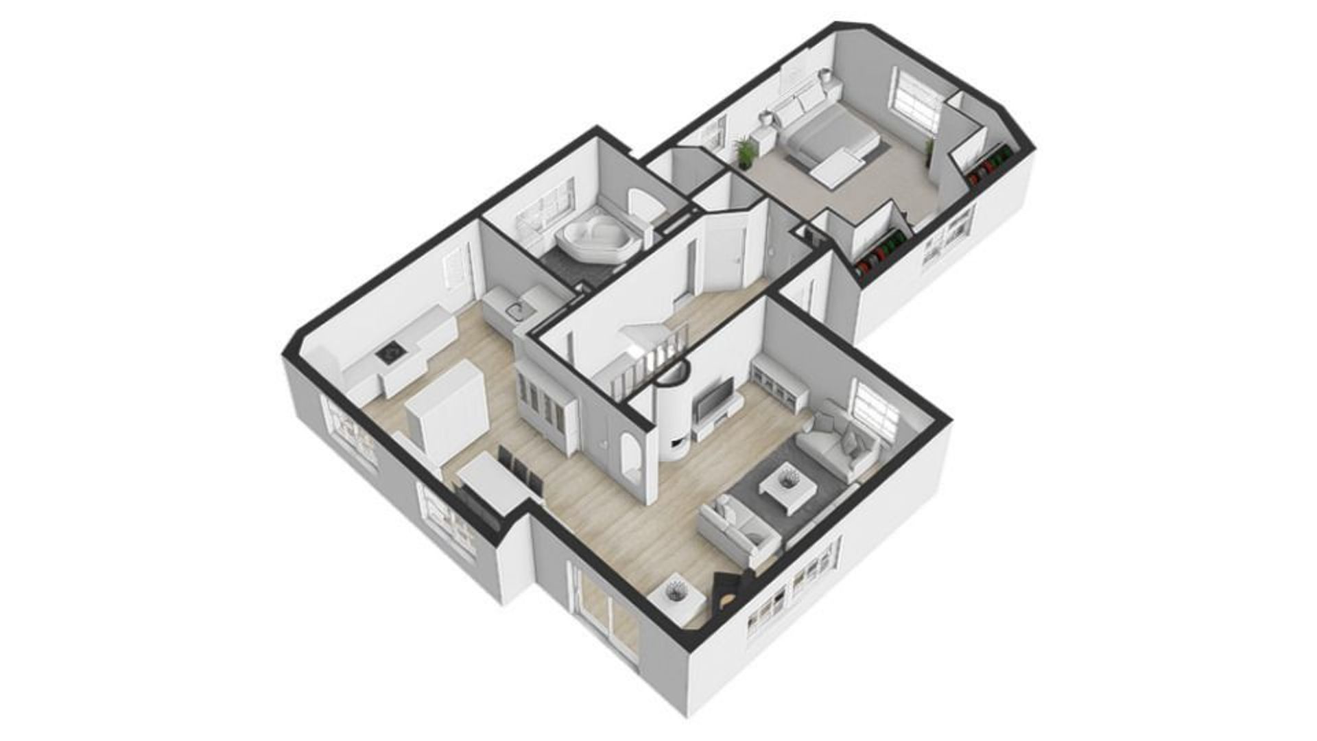 Lage Esweg 5 a, Nijverdal plattegrond-1