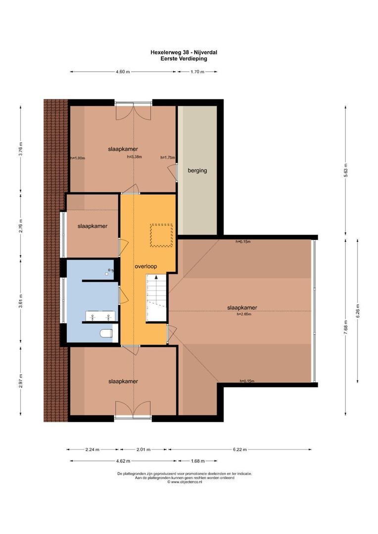 Hexelerweg 38, Nijverdal plattegrond-1