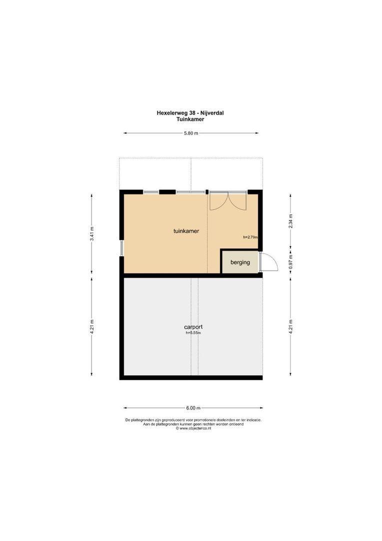 Hexelerweg 38, Nijverdal plattegrond-2