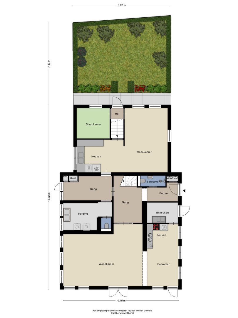 Veenweg 15, Nijverdal plattegrond-0
