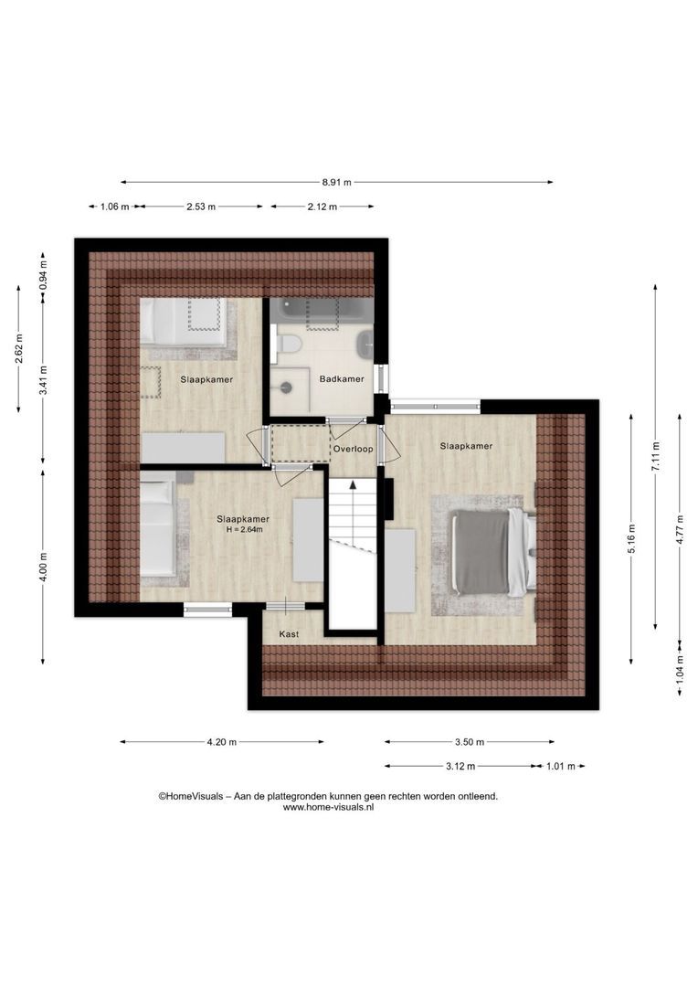 Erve 't Lochter 5, Nijverdal plattegrond-2