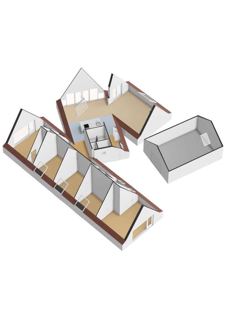 Sportlaan 3 b, Oostvoorne plattegrond-3