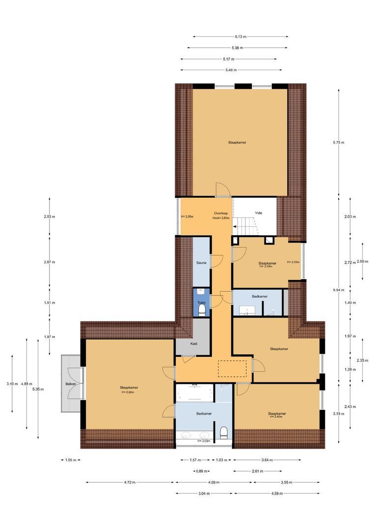 Kruislaan 1 a, Oostvoorne plattegrond-1