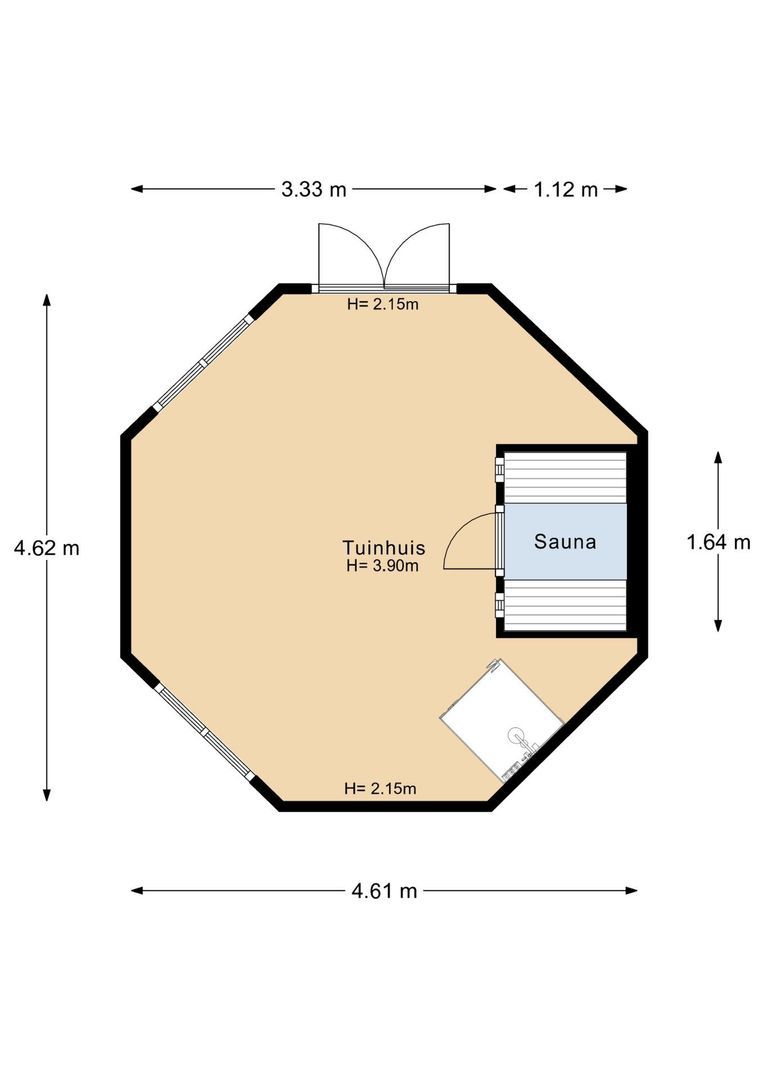 Kruislaan 1 a, Oostvoorne plattegrond-6
