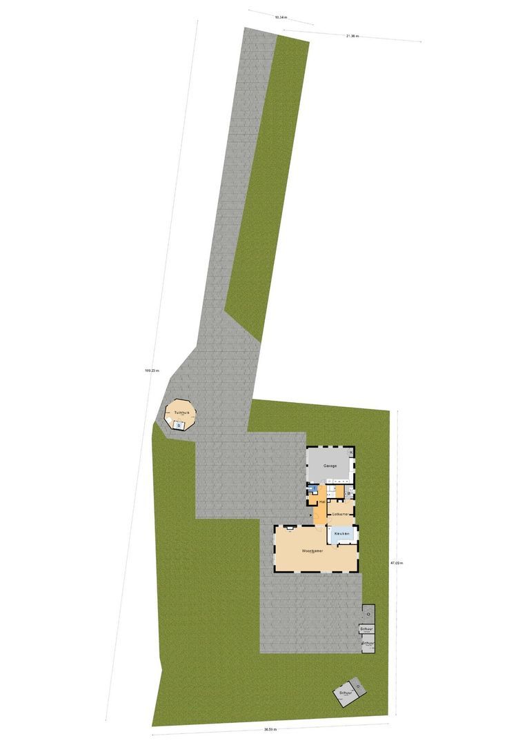 Kruislaan 1 a, Oostvoorne plattegrond-7