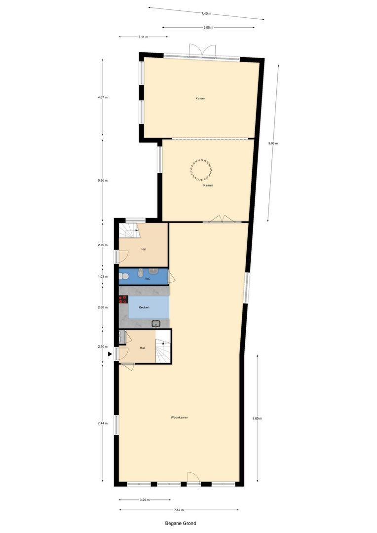Slagveld 15, Brielle plattegrond-0