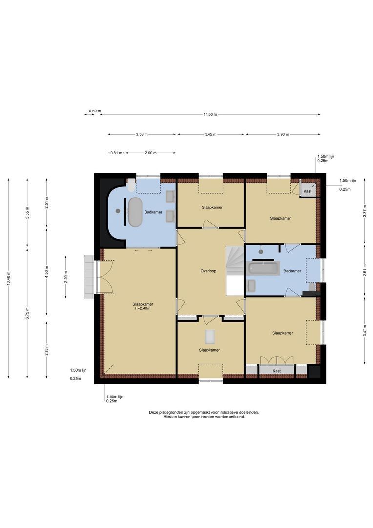 Burg Letteweg 19, Oostvoorne plattegrond-1