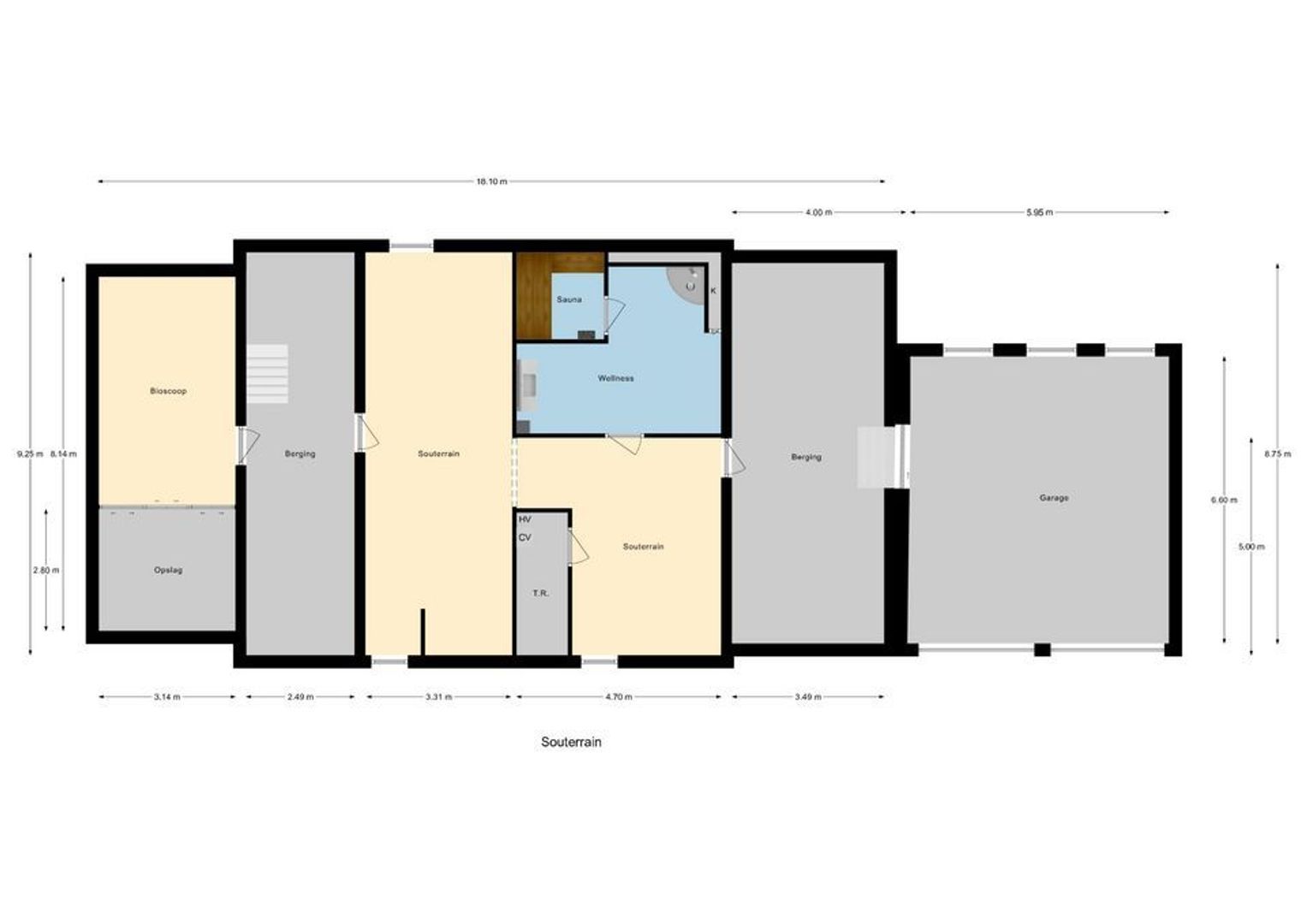 Opzoomerlaan 116, Hellevoetsluis plattegrond-2