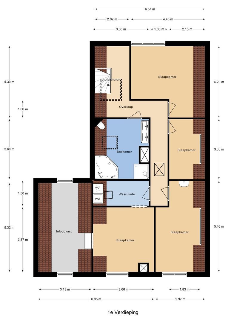 Spuilaan 12, Brielle plattegrond-1