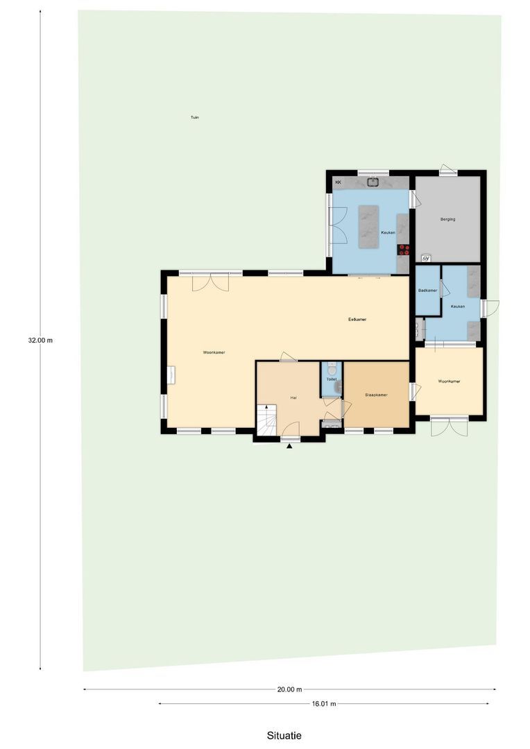 Duinrand 2, Rockanje plattegrond-0