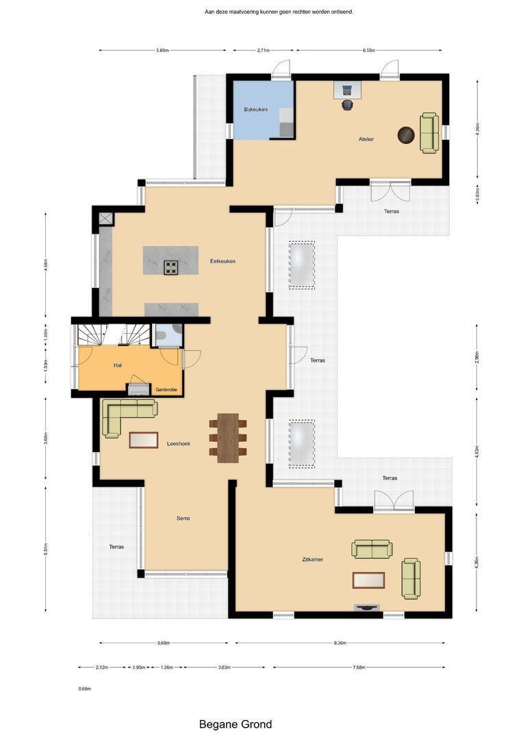 Zwartegatseweg 7, Oostvoorne plattegrond-0