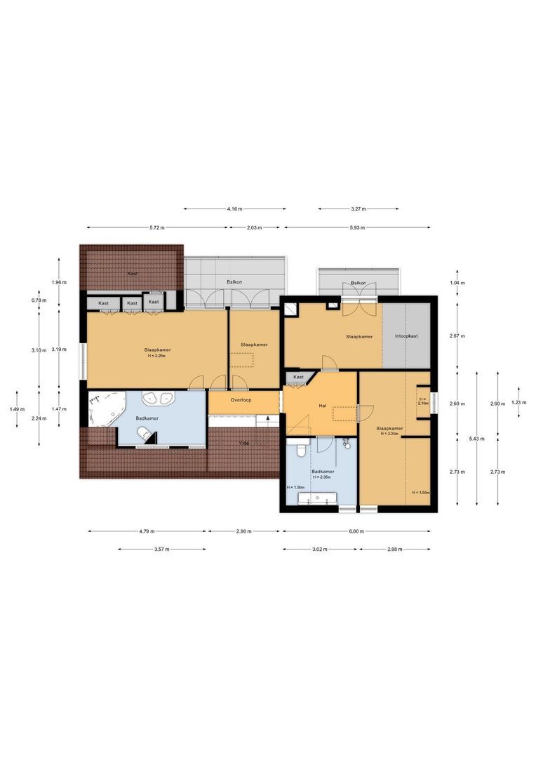 Molendijk 8, Oostvoorne plattegrond-1