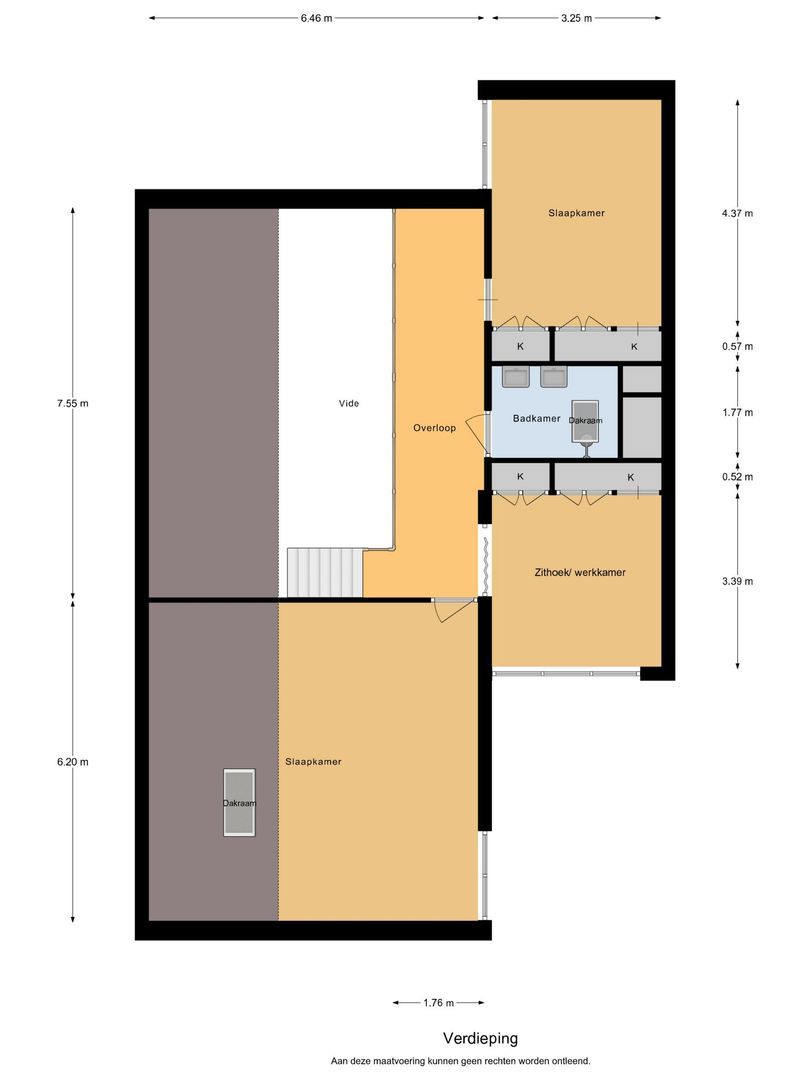 Valkenlaan 10, Oostvoorne plattegrond-1