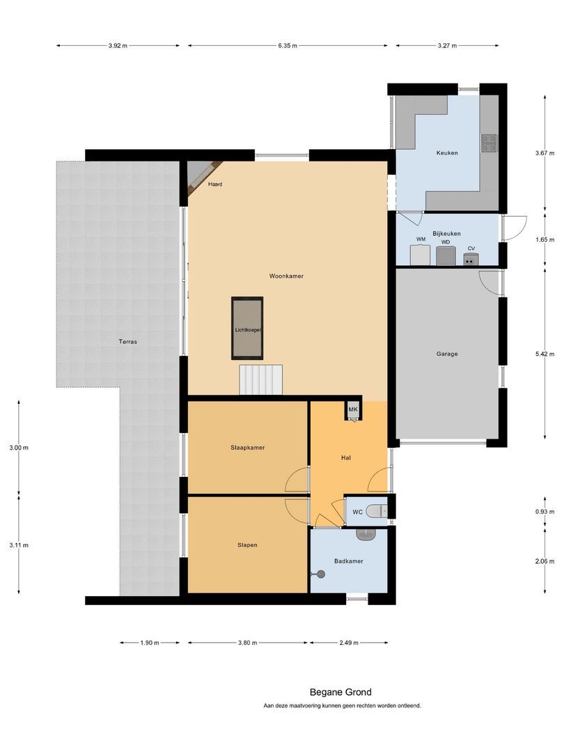 Valkenlaan 10, Oostvoorne plattegrond-0