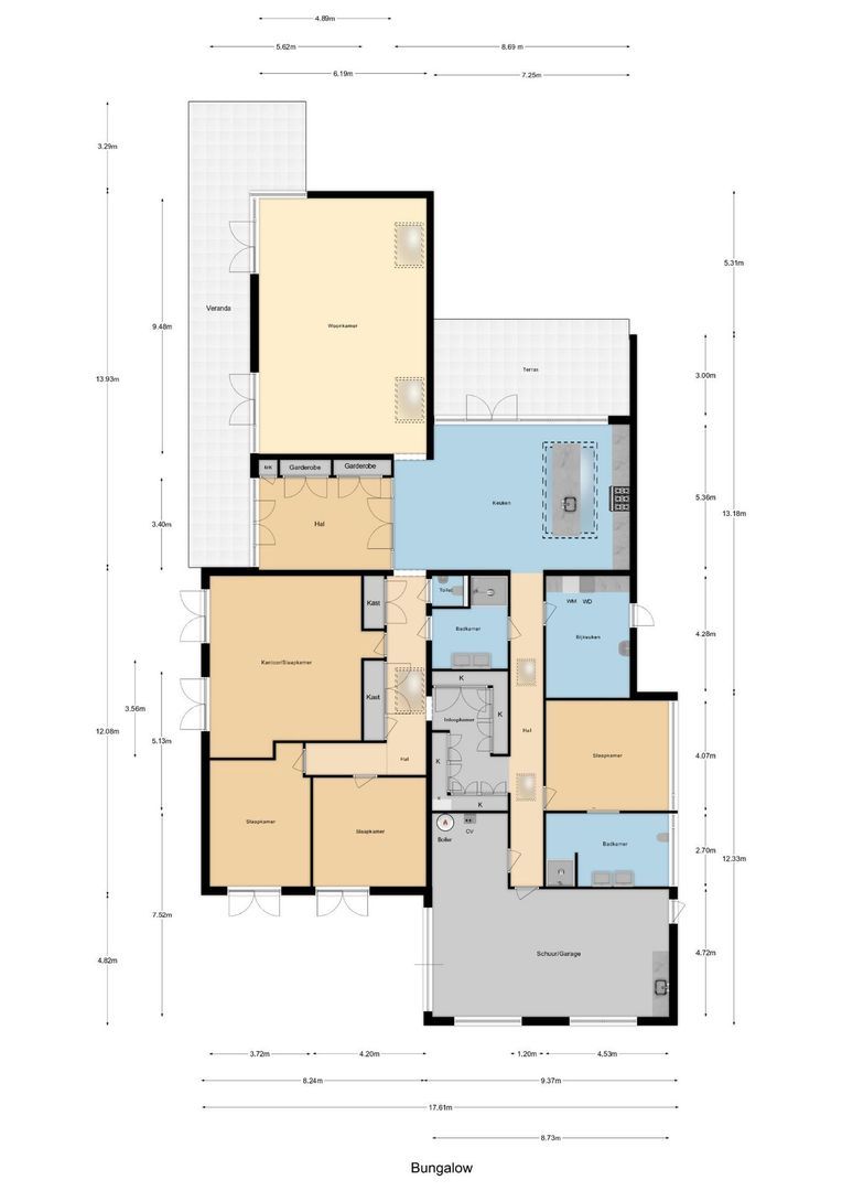 Molenweg 131, Rozenburg plattegrond-0