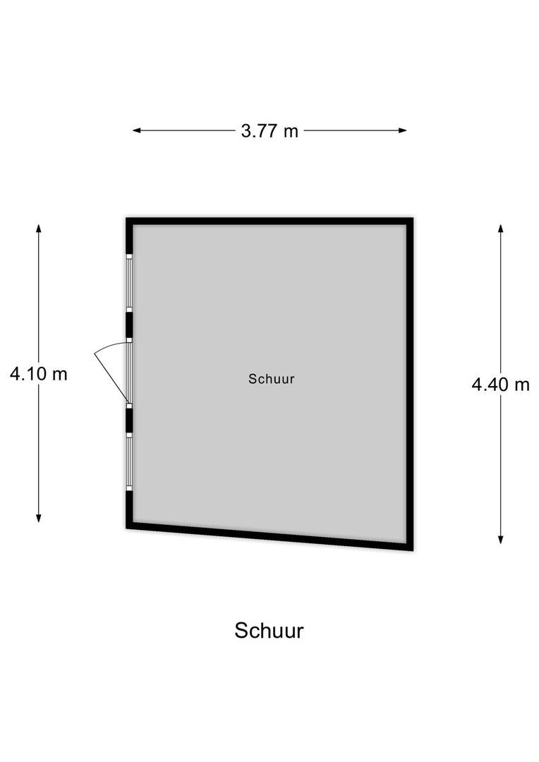 Molenweg 131, Rozenburg plattegrond-1