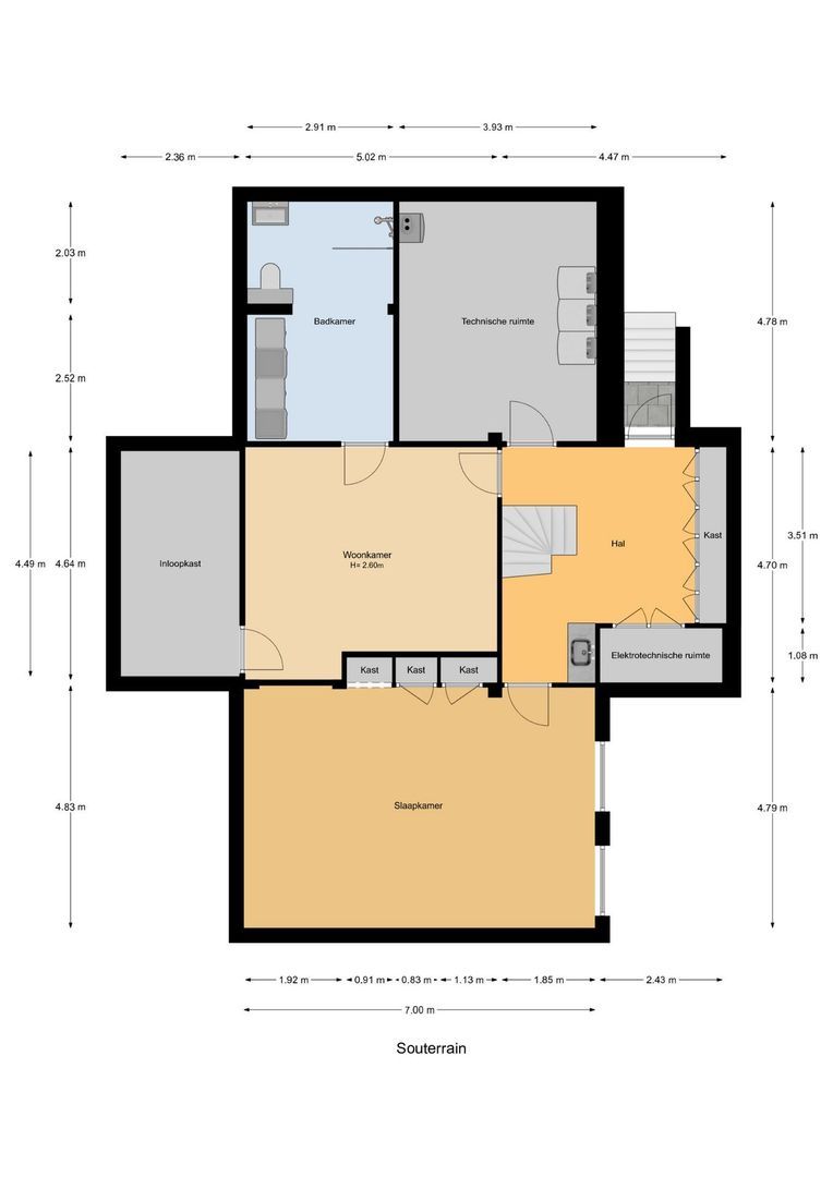 Bosweg 9 a, Rockanje plattegrond-3