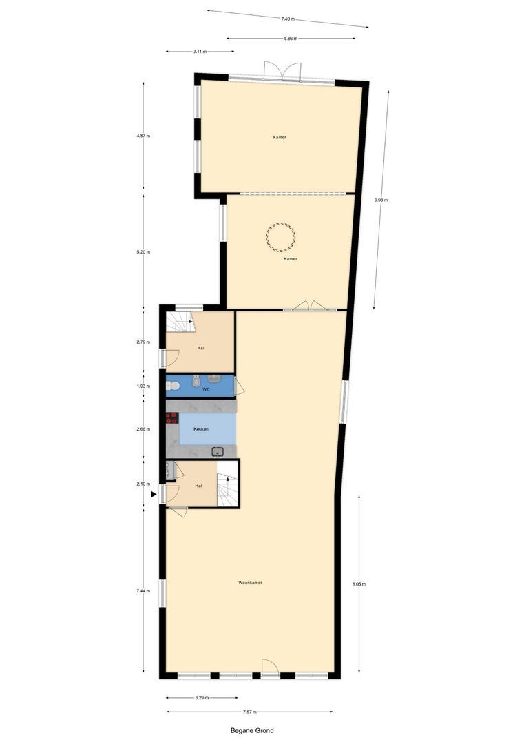 Slagveld 15, Brielle plattegrond-0