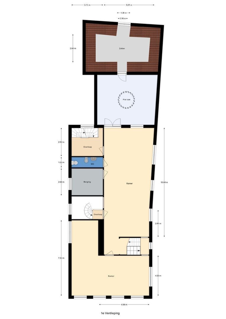 Slagveld 15, Brielle plattegrond-1