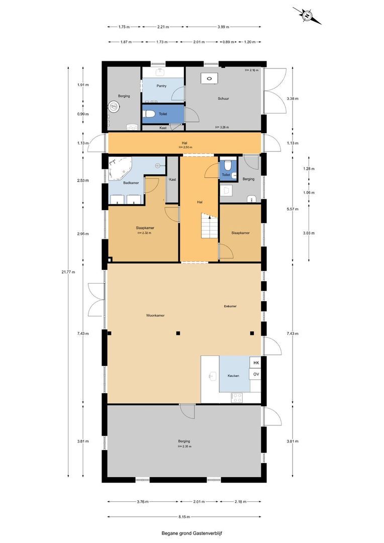 Kuijerdamseweg 33, Ellemeet plattegrond-3