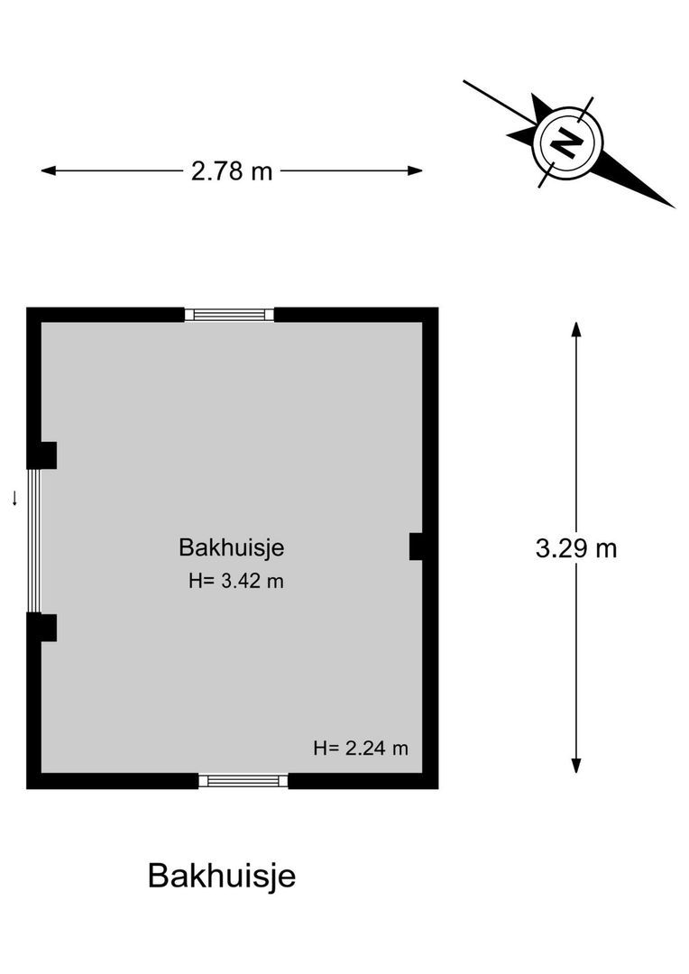 Kuijerdamseweg 33, Ellemeet plattegrond-7