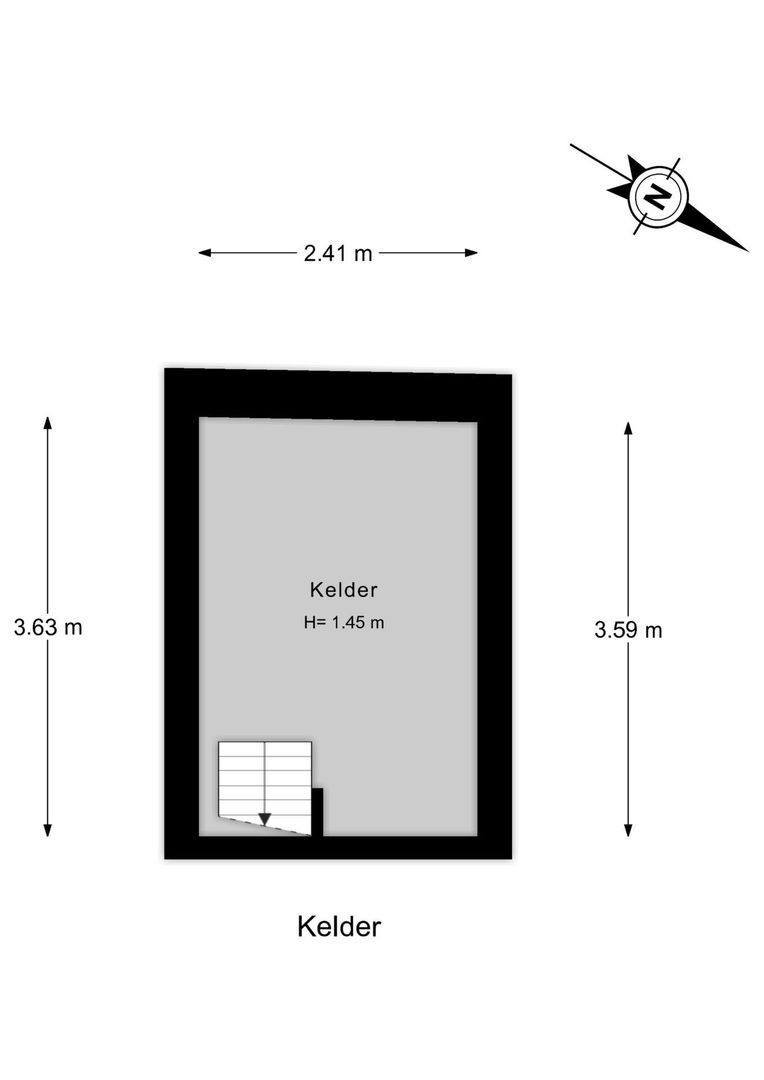 Kuijerdamseweg 33, Ellemeet plattegrond-2