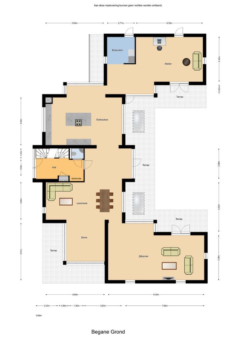 Zwartegatseweg 7, Oostvoorne plattegrond-0