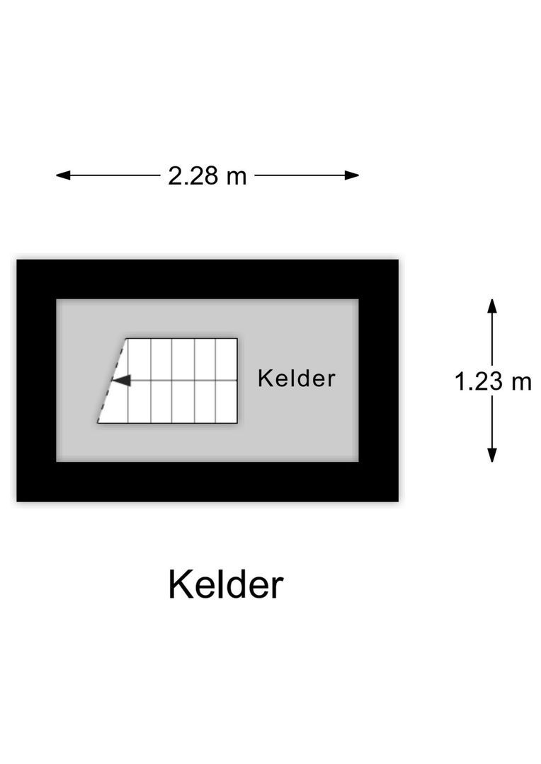 Dwarsweg 14, Rockanje plattegrond-2