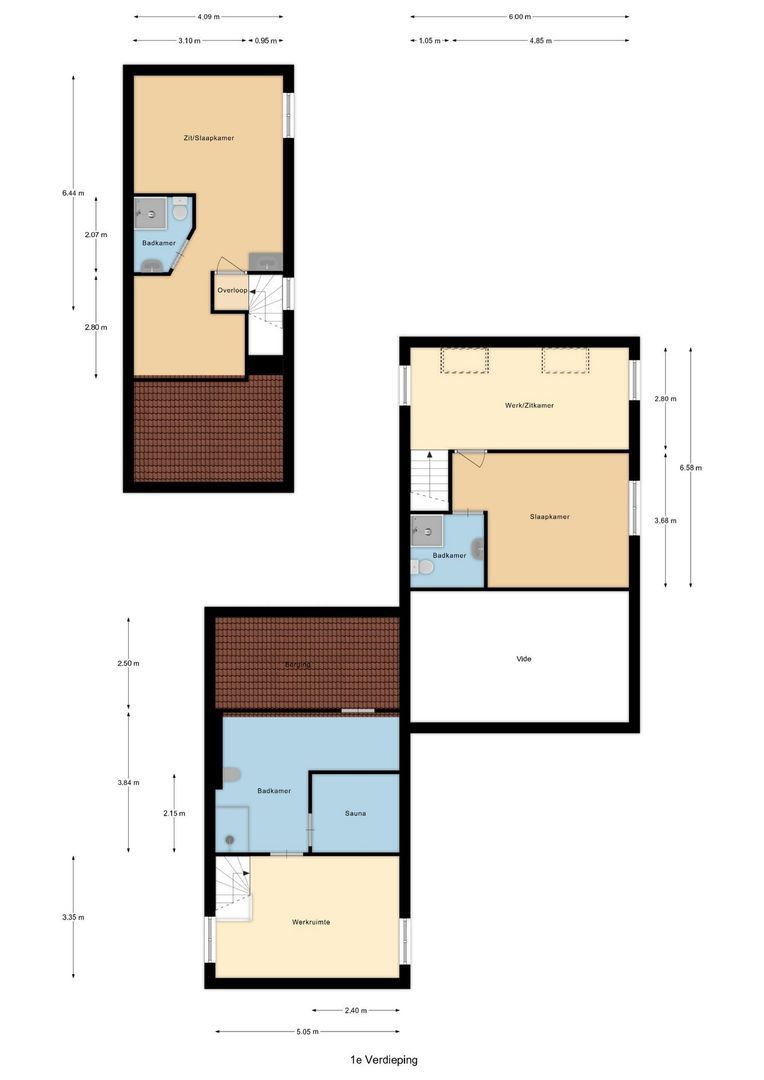 Dwarsweg 14, Rockanje plattegrond-0