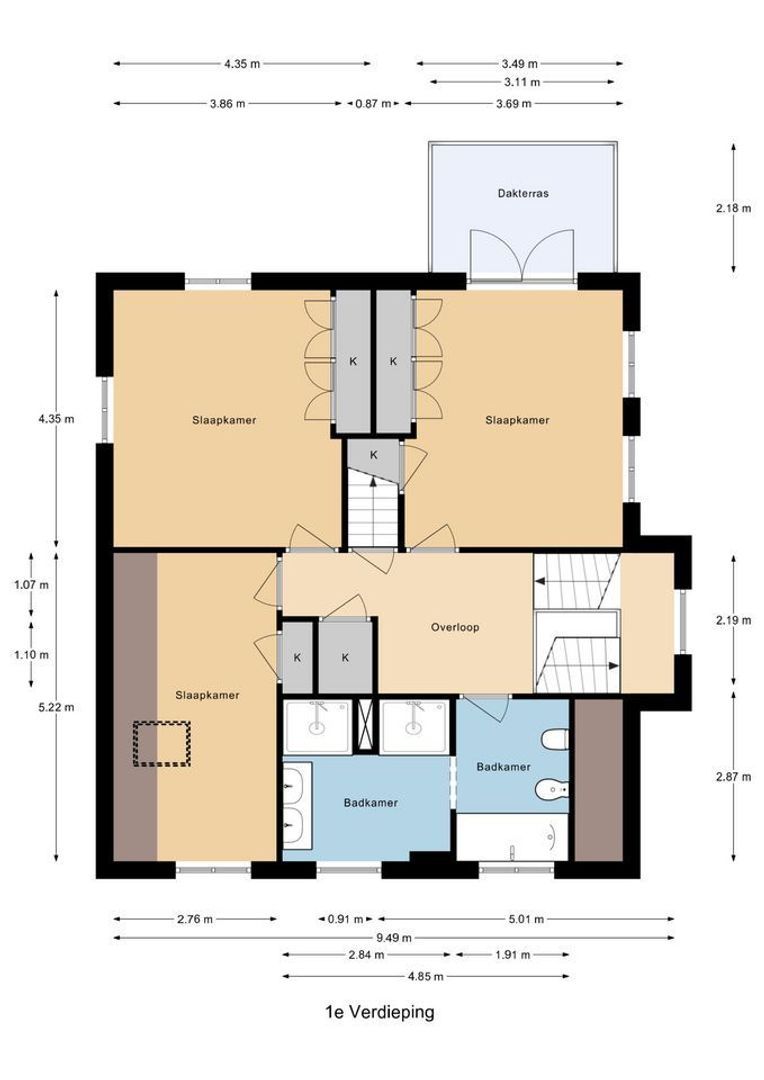 Kerkweg 22, Heenvliet plattegrond-2