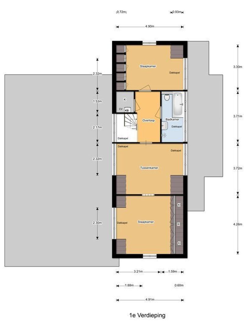 Molendijk 6, Oostvoorne plattegrond-0