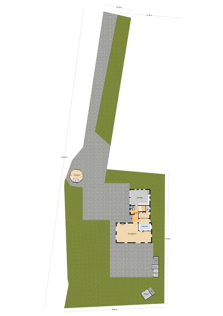 Kruislaan 1 a, Oostvoorne plattegrond-7