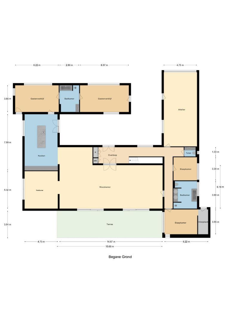 Battenoordsedijk 17, Nieuwe-Tonge plattegrond-0