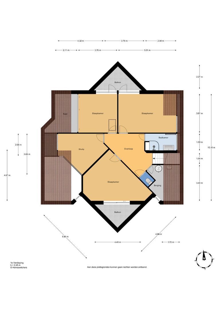 Zeeweg 18 a, Oostvoorne plattegrond-1