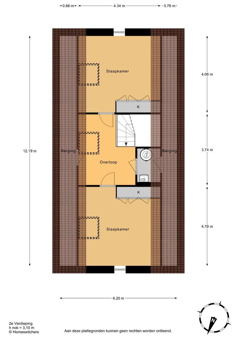 Boomweg 21, Rockanje plattegrond-2