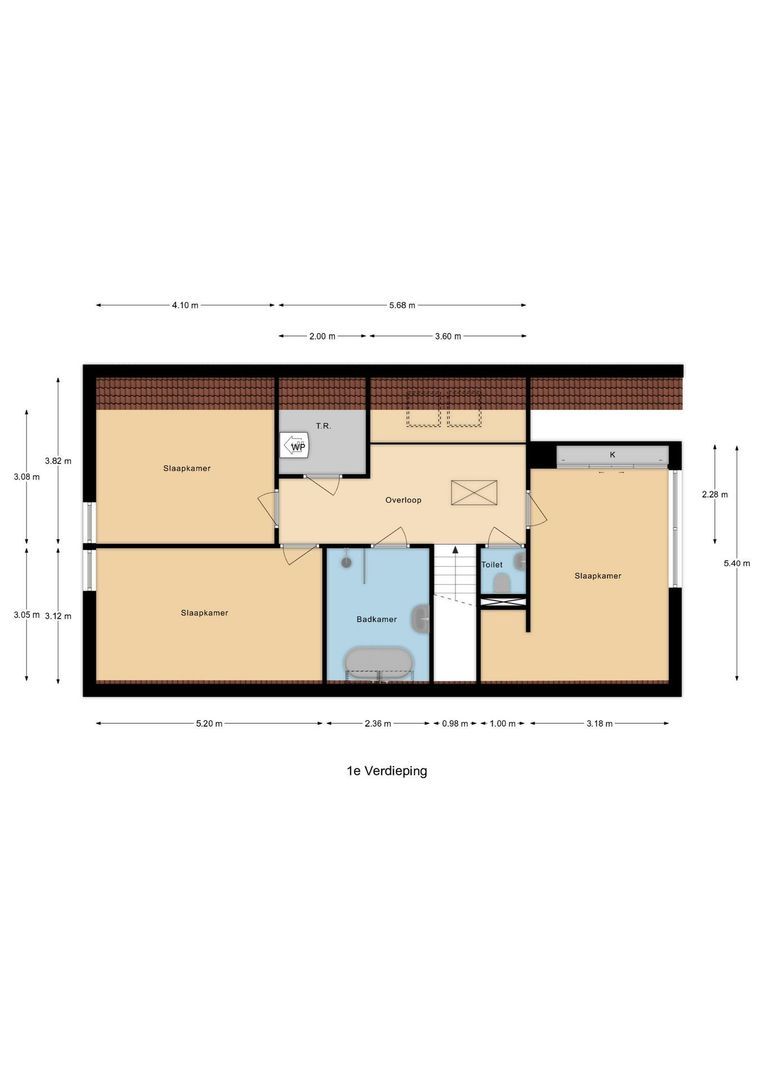 Waterbospad 2 a, Rockanje plattegrond-1