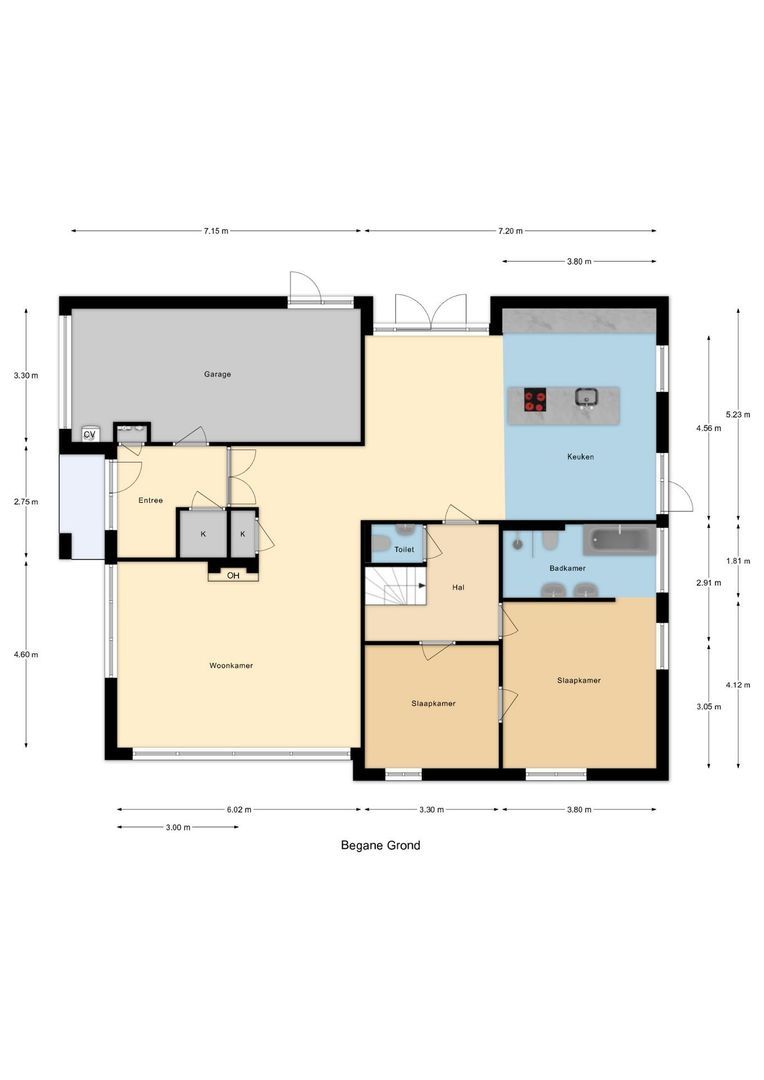 Fazantenlaan 25, Oostvoorne plattegrond-0
