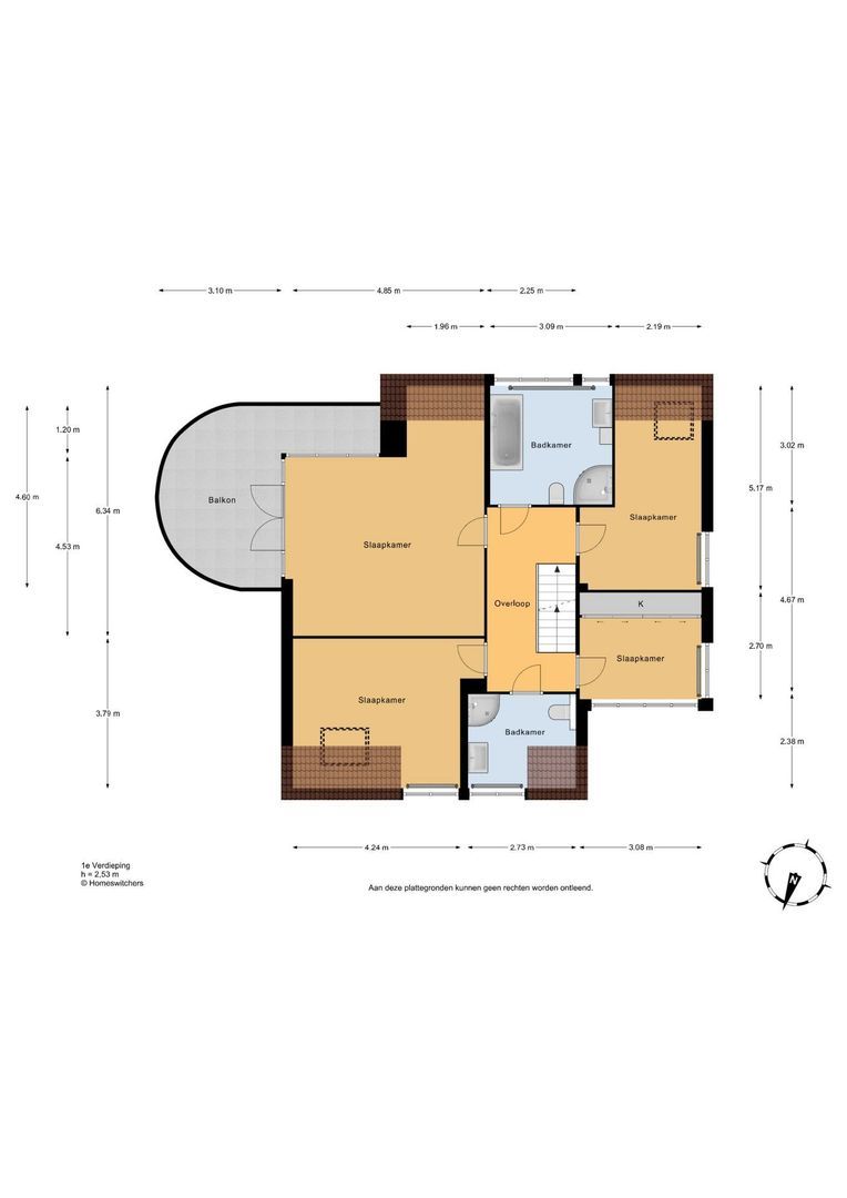 Esplanade 15, Hellevoetsluis plattegrond-1