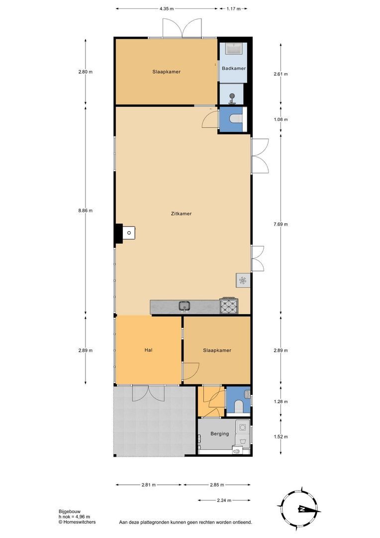 Haringvlietweg 2, Hellevoetsluis plattegrond-2