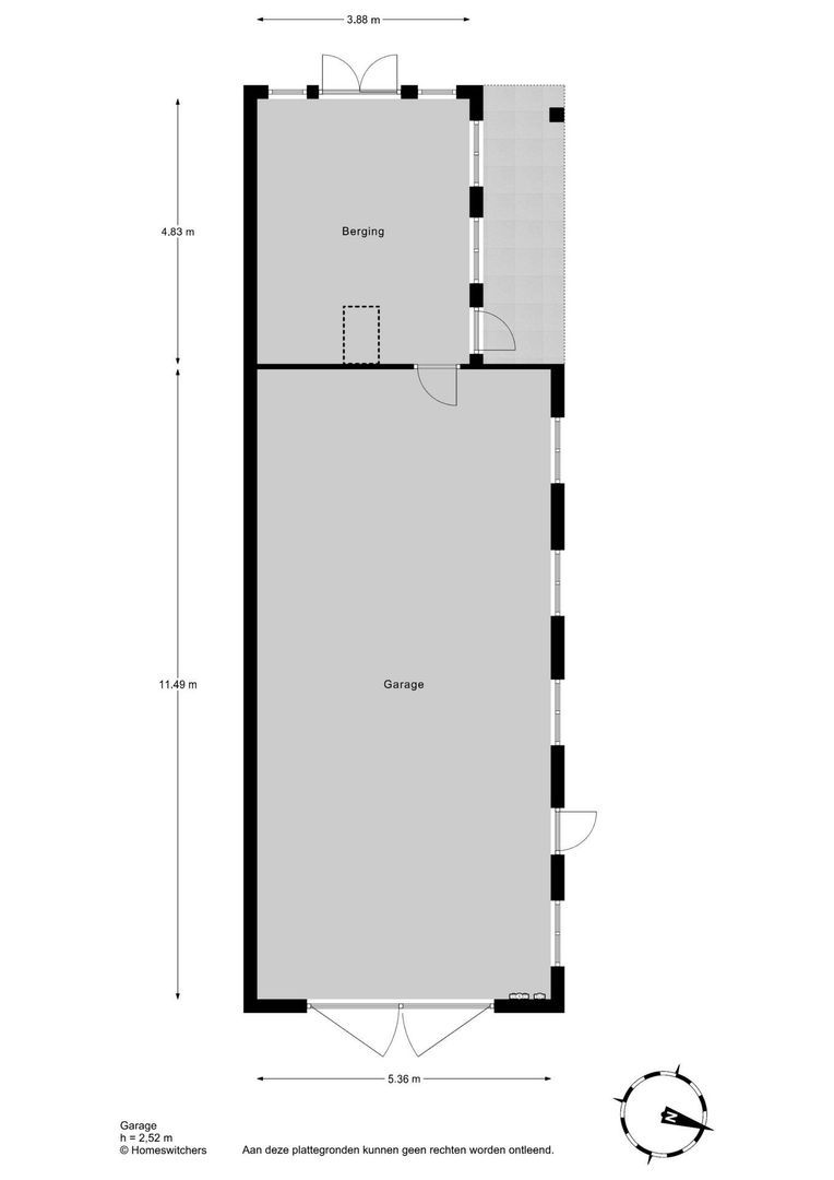 Smitsweg 1, Hellevoetsluis plattegrond-3