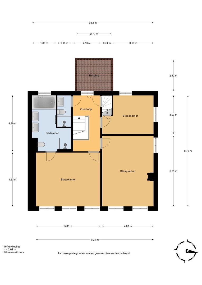 Smitsweg 1, Hellevoetsluis plattegrond-1