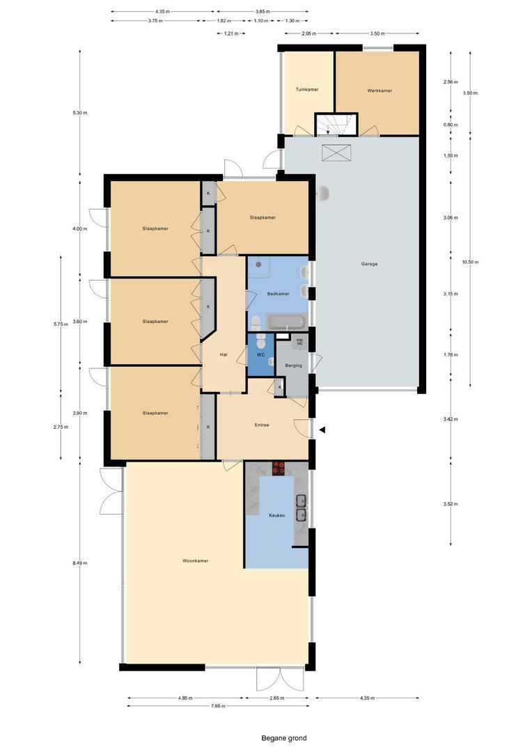 Zeedistellaan 9, Oostvoorne plattegrond-0