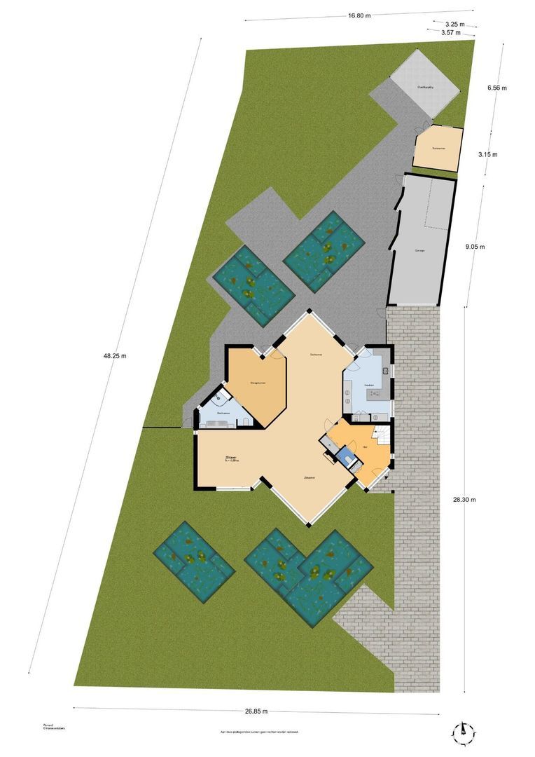 Zeeweg 18 a, Oostvoorne plattegrond-4