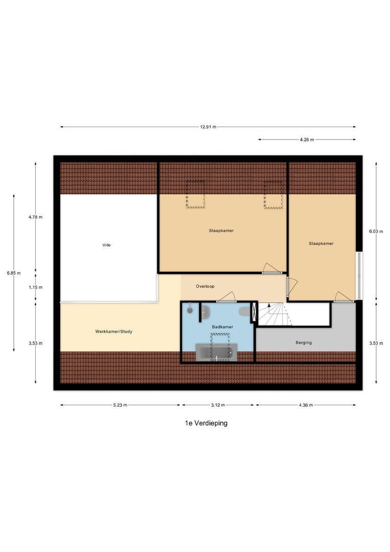 Eersteling 10, Brielle plattegrond-1