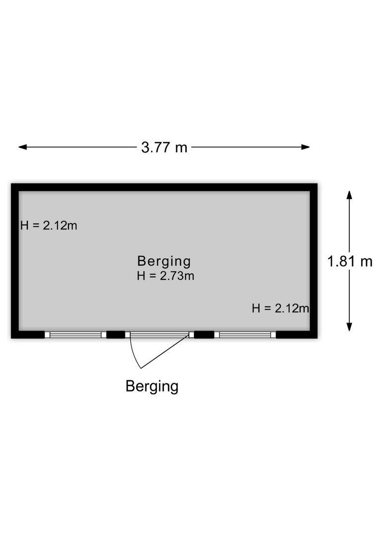 Doornweg 6 b, Rockanje plattegrond-4