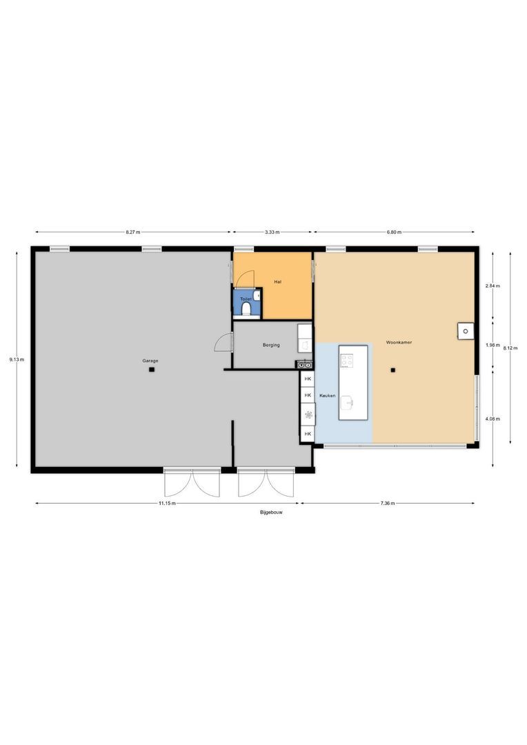 Doornweg 6 b, Rockanje plattegrond-5