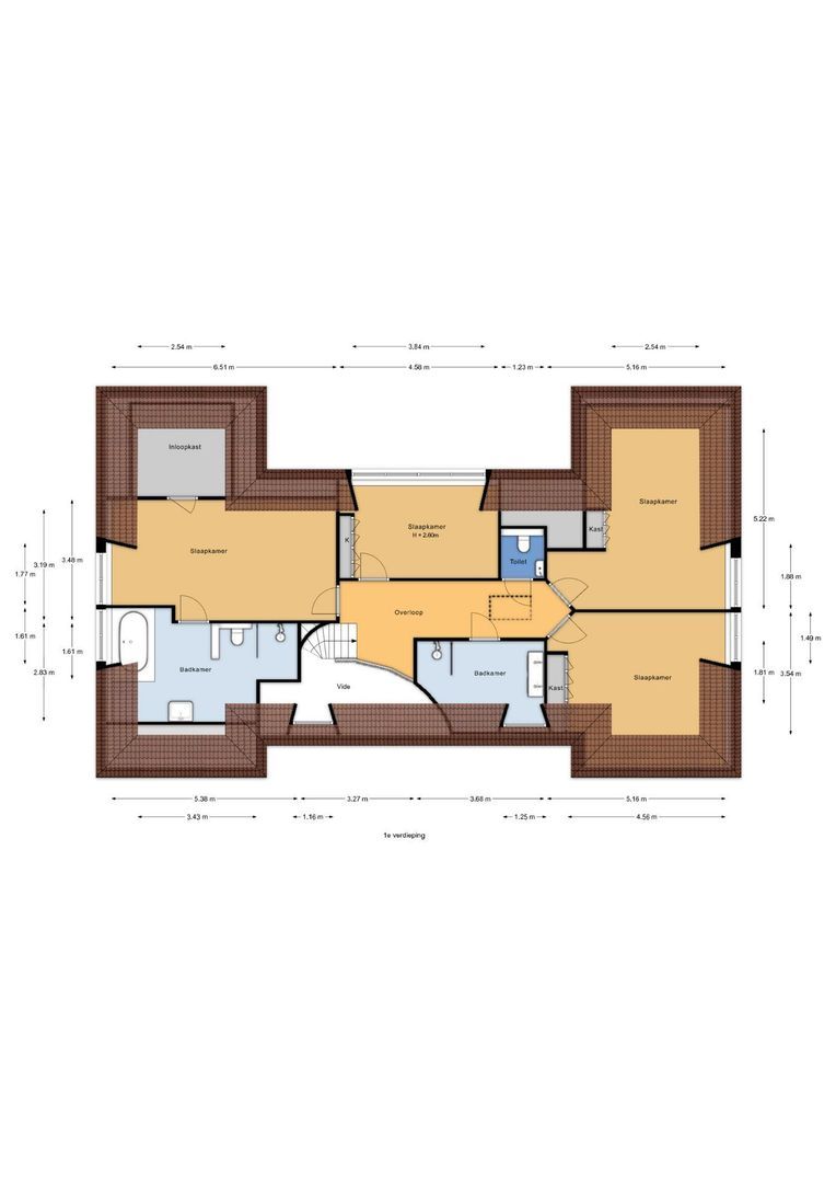 Doornweg 6 b, Rockanje plattegrond-2