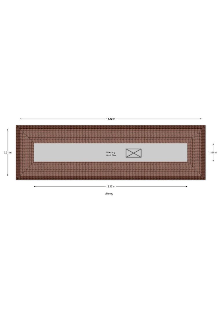 Doornweg 6 b, Rockanje plattegrond-3